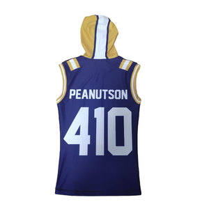 Custom Compression 7v7 Football Jerseys with Hood, 7v7 Flag Football Uniforms - Product Image 6