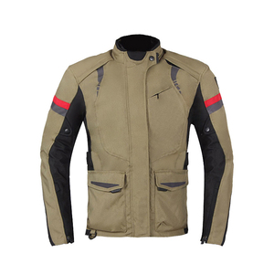 Elegante chaqueta de cuero de moto hecha a medida de alta calidad a prueba de viento Racing Motorsuit Opción de talla grande para motocicleta cómoda - Product Image 2