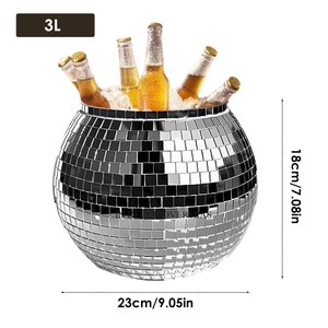 Entièrement de haute qualité plaqué or Unique fantaisie Texture Designer maison hôtel fête de mariage verres Barware boissons baignoires seau à glace - Product Image 2