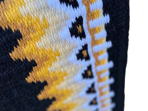 แผ่นรองอานม้าแบบ Pro Rider Western Show ผลิตจากขนแกะนิวซีแลนด์ สามารถปรับแต่งสีและขนาดได้ ดีไซน์กันกระแทก เย็บอย่างทนทานสำหรับม้า - Product Image 4