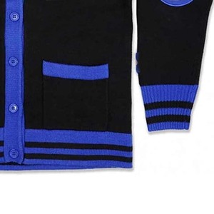 Suéter cárdigan tejido personalizado OEM para mujer, suéter de punto Jacquard para niñas, ropa de invierno de manga larga para mujer - Product Image 6