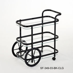 SF-349-03-BR-CLG Metal 3 Tier Tea <b>Trolley</b> - Product Image 2