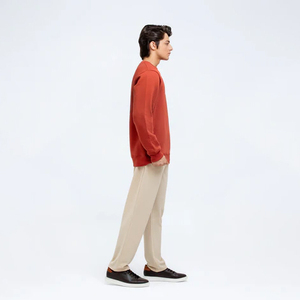 Sudadera de tela de felpa de primera calidad para hombre con logotipo personalizado, Sudadera negra Lisa a la moda, jersey de alta calidad, sudadera para hombre - Product Image 2