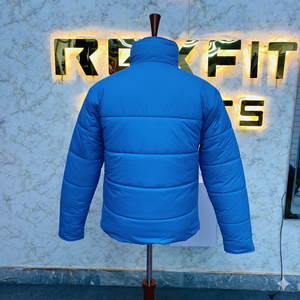 Nueva moda de calidad superior mejor edición hombres crema puffer chaqueta hombres poliéster nylon chaquetas High Street hombres puffer chaquetas - Product Image 3