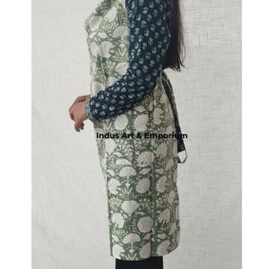 Solid Cotton Linen <b>Kitchen</b> <b>Apron</b> High Quality 100% Linen Long <b>Apron</b> for Cooking - Product Image 1