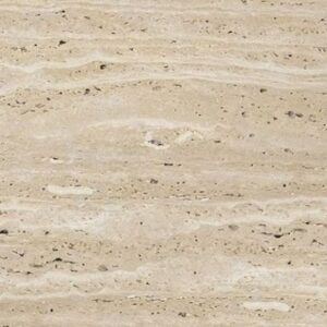 Dalle de marbre travertin beige moderne en porcelaine calcite naturelle avec finition polie aiguisée pour applications hôtelières - Product Image 2