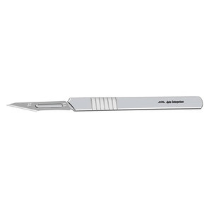 Juego de Bisturís de Precisión con Mango de Acero Inoxidable, Hojas de Bisturí Quirúrgico Manual, Reutilizables para Procedimientos Médicos y Disección en Laboratorio - Product Image 6