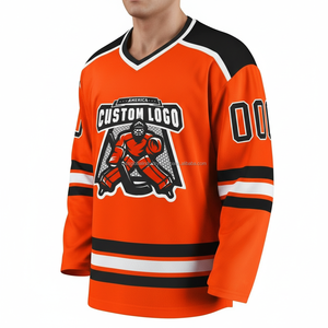 Maillot de hockey sur glace personnalisé Elite – Tenue d'équipe professionnelle, évacuation de l'humidité, commande en gros disponible - Product Image 1