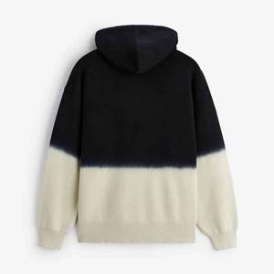 เสื้อฮู้ดดี้ซิปแขนยาวผ้าฝ้ายแท้ 100% คุณภาพสูง ขายส่ง เป็นมิตรกับสิ่งแวดล้อม แห้งเร็ว ทรงหลวม ซับในผ้าทวิล มีกระเป๋า สำหรับผู้ชาย - Product Image 4