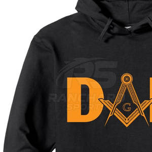 Sudadera con Capucha Masónica Personalizada para Hombre, con el Símbolo Clásico de la Logia Masónica - Product Image 5