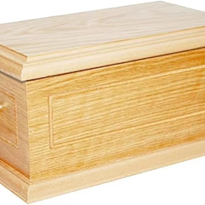 Handmade <b>Large</b> Adult Mosaic Aluminium Glass Cremation <b>Urn</b> Individual Wooden Tiles for Unique Funerals Funeral Supplies - Product Image 1