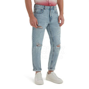 Venta al por mayor de Pakistán hizo 100% algodón primavera pantalones vaqueros para los hombres de alta calidad transpirable diseño único - Product Image 2