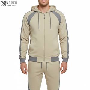 Los mejores fabricantes de ropa de Pakistán, pantalones acampanados personalizados, conjunto de chándal y sudaderas con capucha y pantalones de chándal con cremallera desteñidos al sol y lavado ácido vintage - Product Image 1