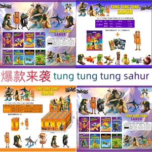 3.5-4 inch tung tung sahur mù hộp hình duy nhất + Thẻ 12-mảnh hiển thị thiết lập bán buôn sưu tập đồ chơi - Product Image 1
