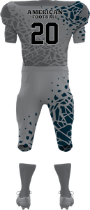 Uniforme de Football américain pour jeunes à séchage rapide à manches courtes en polyester ensemble de maillots sublimés paquet en vrac pour hommes disponible - Product Image 6