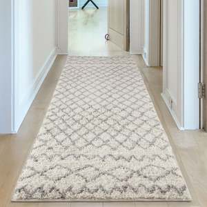 Tapis d'intérieur en fourrure grise ivoire marocain 900-Premium Set - Product Image 6