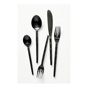 <b>Top</b> Quality Wholesale Luxury <b>Wedding</b> Knife Spoon Fork Silver Plated Flatware Stainless Steel Cutlery Set for Dinner Tableware - Product Image 3