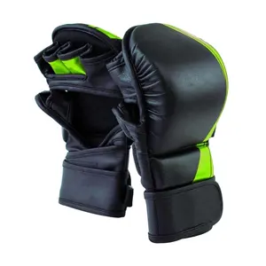 Gants d'entraînement mma Shooter Design et logo personnalisés professionnels colorez vos propres gants mma poinçonnage fabricant pakistanais