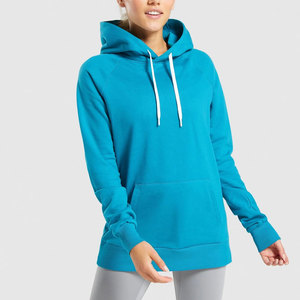 Custom logo women hoodie oversized cotton fleece pullover fashion branding wear - Product Image 5