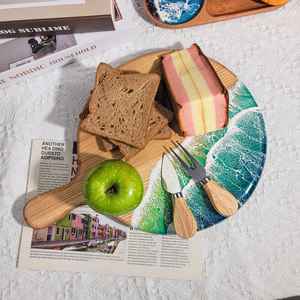 Tabla de Cortar de Madera de Resina con Acabado Liso, Hecha de Madera de Acacia y Mango, Diseñada para Mayor Comodidad - Product Image 2