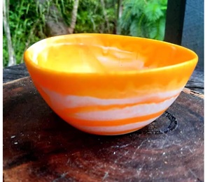 Bol en résine de bois Décoration de mariage Vaisselle Utiliser un bol en résine de bois pour la cuisine et la table à vendre - Product Image 4