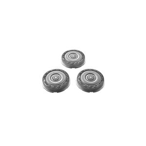 3 cabezales de repuesto para afeitadora rotativa, instalación en 2 pasos, triple cuchilla, fuente de alimentación USB, lavable e impermeable, función de seguridad - Product Image 4