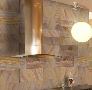 <b>Rainbow</b> Sandstone Flexible Stone <b>light</b> weight durable wall cladding furniture covering Veneer Sheets 2 mm thin natural slate - Product Image 1