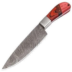 Custom Handmade Damascus Steel <b>Kitchen</b> Chef <b>Knife</b> Pakka Wood Handle <b>Knife</b> (Smk1569) - Product Image 1
