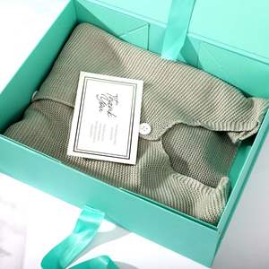 Luxury Varnishing Coated Folding Gift Packaging Set Foil Luxury Cosmetic Paper Boxes Glossy Lamination Matt Lamination Ribbon - Product Image 2