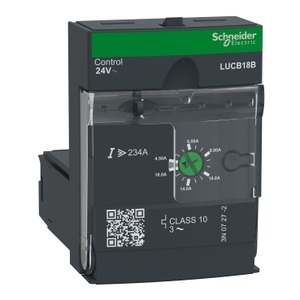 สำหรับชุดควบคุมขั้นสูง SCHNEIDER ELECTRIC LUCB18B คลาส 10 มอเตอร์สตาร์ทเตอร์ 4.5...18 แอมป์ 24 โวลต์ AC - Product Image 1