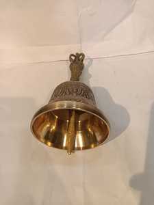 Discounted <b>Brass</b> Pooja Bell Religious Home Decor Musical <b>Instrument</b> Accessory Bulk Supplier for Wholesalers - Product Image 2