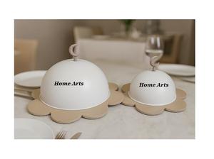 Fabulous Design Leather <b>Cake</b> Server <b>With</b> Iron Islamic Lid Prime Quality Customized Shape <b>Cake</b> Server <b>With</b> Lid - Product Image 3