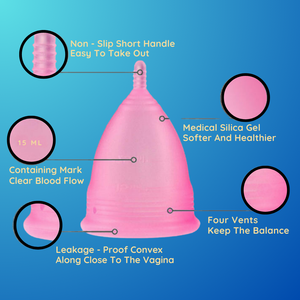 Les coupes menstruelles en silicone offrent une solution confortable et écologique réutilisable pour des modes de vie dynamiques et tous les niveaux de débit - Product Image 6