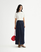 T-shirt court tricoté décontracté pour femme, col rond, manches courtes, broderie poitrine gauche, respirant, séchage rapide, 100% coton, haute qualité