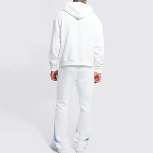 ชุดวอร์มสำหรับผู้ชายแบบเรียงซ้อนกันผลิตจากโรงงานชุดสตรีทพิมพ์ลายคุณภาพพรีเมียมสินค้ามาใหม่ - Product Image 2