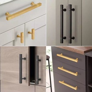 Tirador de puerta de acero y latón de diseño moderno, varios tamaños, acabados, lujo, hogar, oficina, ventana, puerta, Villa, accesorios Premium - Product Image 5