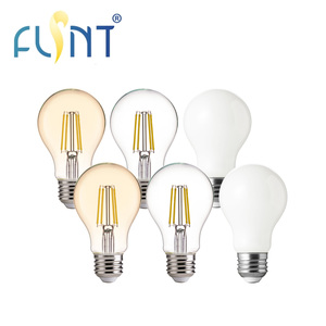 Ampoule <span class=keywords><strong>LED</strong></span> à filament de haute qualité Bb 4W E26 110VAC A19 en verre, dimmable, sans scintillement, certifiée C, pour usage résidentiel - Product Image 1