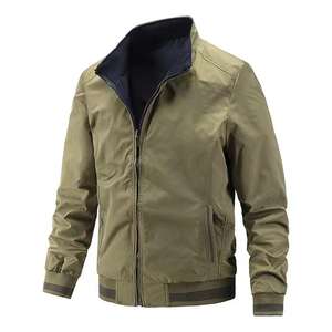 Veste décontractée coupe-vent imperméable réversible double face style de rue pour hommes - Product Image 5