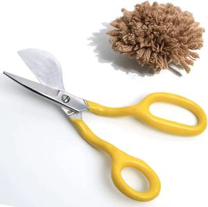 Precision Craft CUTICLE Straight Blade Sewing Shears Duckbill Blade Steel Handle Tufted Carpet <b>Manicure</b> <b>Scissors</b> Sharp Sturdy - Product Image 1