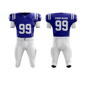 Unisex Premium Quality Polyester Printed American <b>Football</b> Uniforms Custom Logo Plus <b>Size</b> Wholesale Factory-Made Short Sleeve - Product Image 1