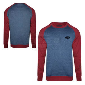 Sweat-shirts à col rond pour hommes en grande taille, contraste de couleurs, hiver, tissu polaire, respirant et écologique, personnalisable - Product Image 4