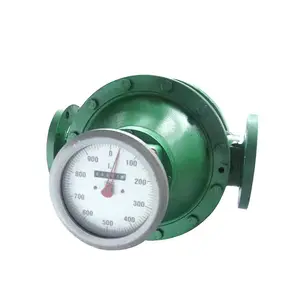 Diesel Fuel Oil Flow Meter Oval Gear Flow Meter 0.2% High Accuracy DN20