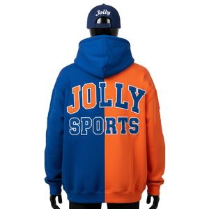 Sudadera con Capucha y Cremallera para Mujer, Tejido Grueso de 320 GSM, Algodón y Poliéster, Paneles de Bloques de Color, Logotipo Bordado Personalizado, Sudadera Básica con Cremallera - Product Image 2