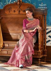 Premium Soft Silk Foil Print Designer Saree Collection for Women Party Wear <b>Indian</b> & <b>Pakistani</b> <b>Clothing</b> Wholesale Rate Rajpath - Product Image 5