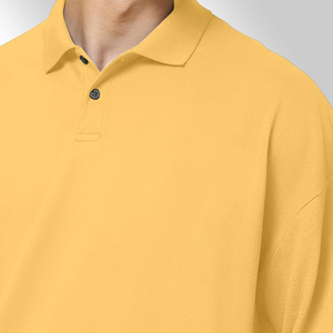 Meilleures ventes T-shirts polo à manches courtes pour hommes printemps été Vente en gros d'usine Polos sur mesure OEM Tissu toile - Product Image 5