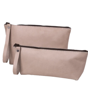 Accessoires de voyage personnalisés trousse de maquillage sac à main organisateur grand rangement cosmétique valise à roulettes fermeture éclair imprimé motif en cuir - Product Image 1