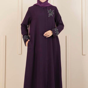 New Season XXL <b>Women's</b> Modest Islamic Clothing Summer Abaya <b>Dress</b> Kaftan <b>Tunic</b> Dubai Muslim Fashion Made Turkey Chiffon Material - Product Image 1