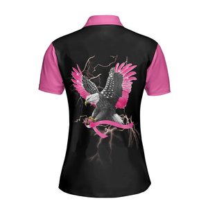 Vente en gros de sublimation polo femme taille adulte tenue décontractée léger respirant caractéristique impression OEM personnalisée - Product Image 2