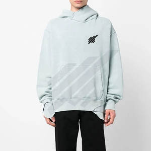 Meilleures ventes de sweats à capuche délavés à l'acide pour hommes Offre Spéciale Sweats à capuche délavés à l'acide en coton mélangé Basics Sweats à capuche délavés à l'acide pour hommes - Product Image 2