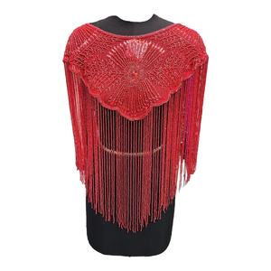 Cape à paillettes perlées en or rose 2025 avec tissu 100% coton aux meilleurs prix d'Inde - Product Image 1